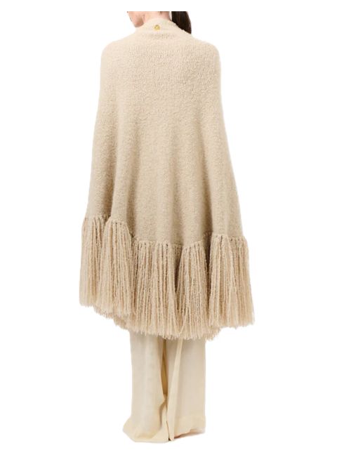 Scialle Manta CASHMERE CURLY -- DUNE DI SAMPIERI by 'Chiara is' CHIARA IS | SMAN004WSSAMPIERI SAND SND